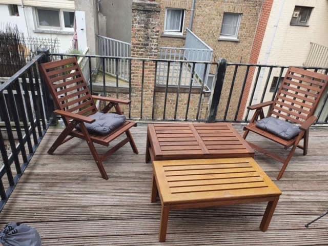 La Panne - Eau Vive Apartment Luaran gambar